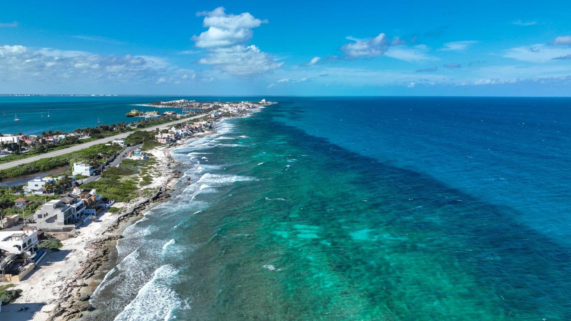 Casa Javi- Ocean Front Located Mid Isla Mujeres Villa Bagian luar foto